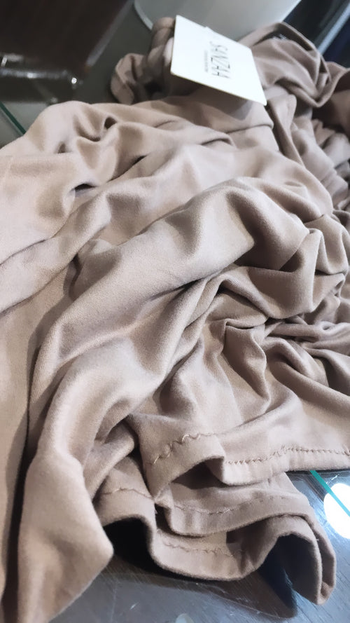 Premium Nude Maxi jersey Hijab