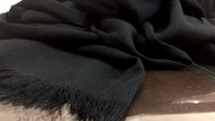 Black | Deluxe Crinkle Hijab