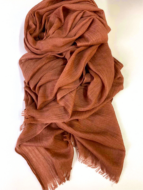 Burnt Orange | Luxury Cotton Modal  Hijab