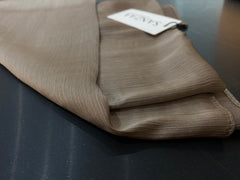 Crinkle Silk-Satin Touch Hijab | Taupe