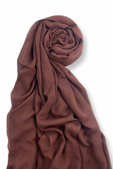 Brown | Deluxe Smooth Hijab