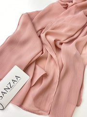 Pastel pink- Lightweight Crinkle Chiffon Hijab