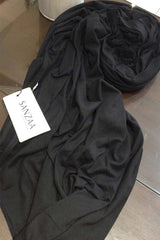 Premium Black Maxi Jersey Hijab