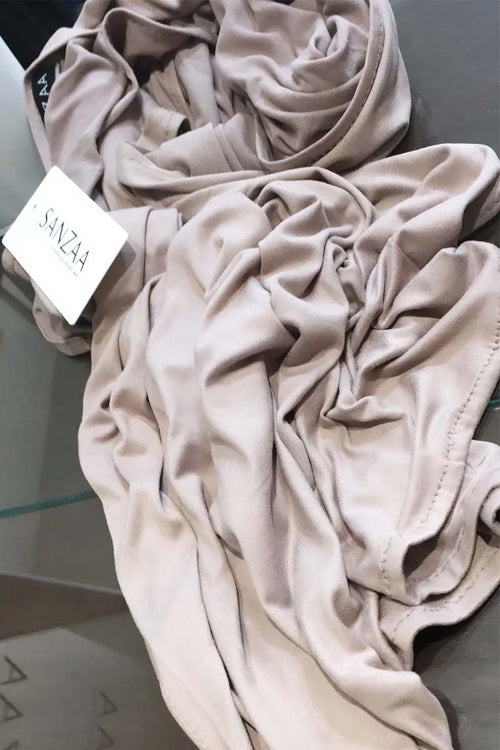 Premium Nude Maxi jersey Hijab