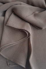 Mocha- Crinkle Chiffon Hijab