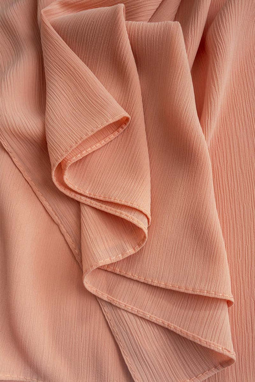 Coral Pink | Crinkle Chiffon Hijab