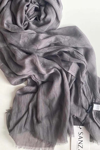 Cocoa Brown Cotton Mix Hijab